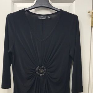 Nina Leonard black dress